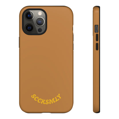SOLID Spiced Caramel Tough Case for Apple