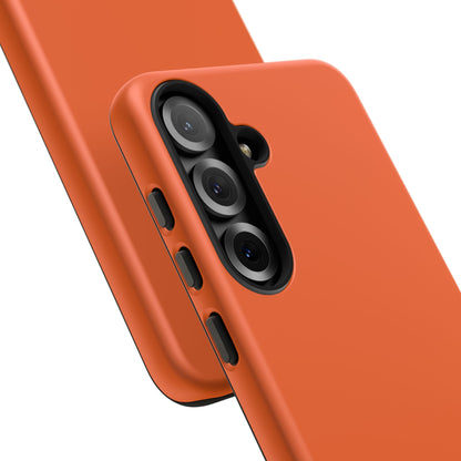 SOLID Tangerine Tough Case for Samsung