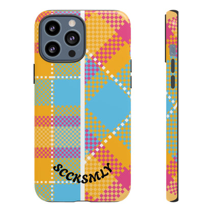 Pattern Punch Phone Case for Apple