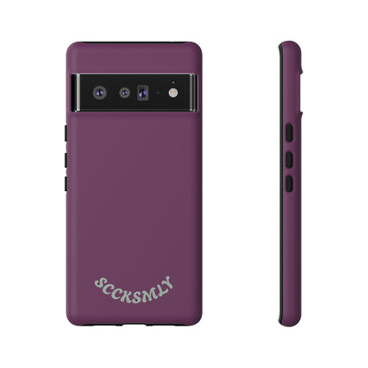 SOLID Amethyst Matte Tough Phone Case for Google Pixel