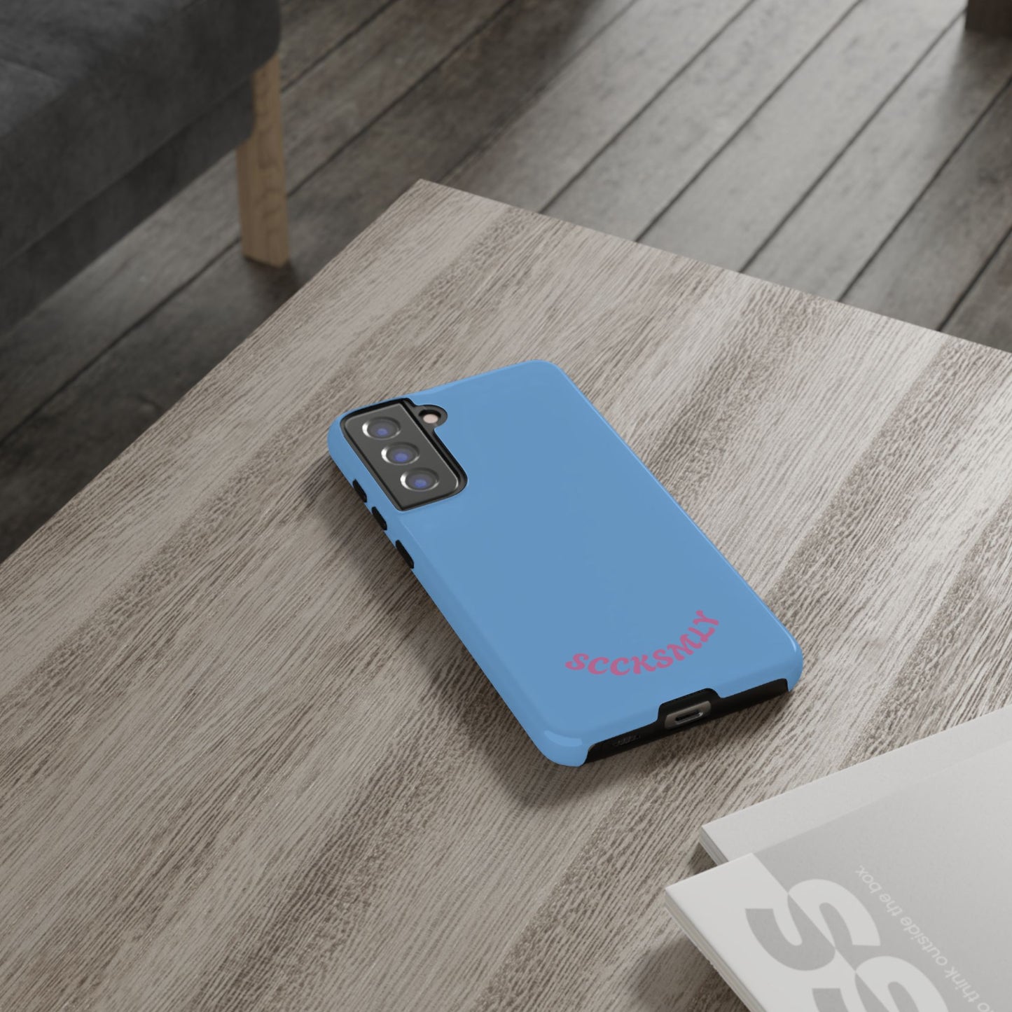 SOLID Blue Candie Tough Case for Samsung