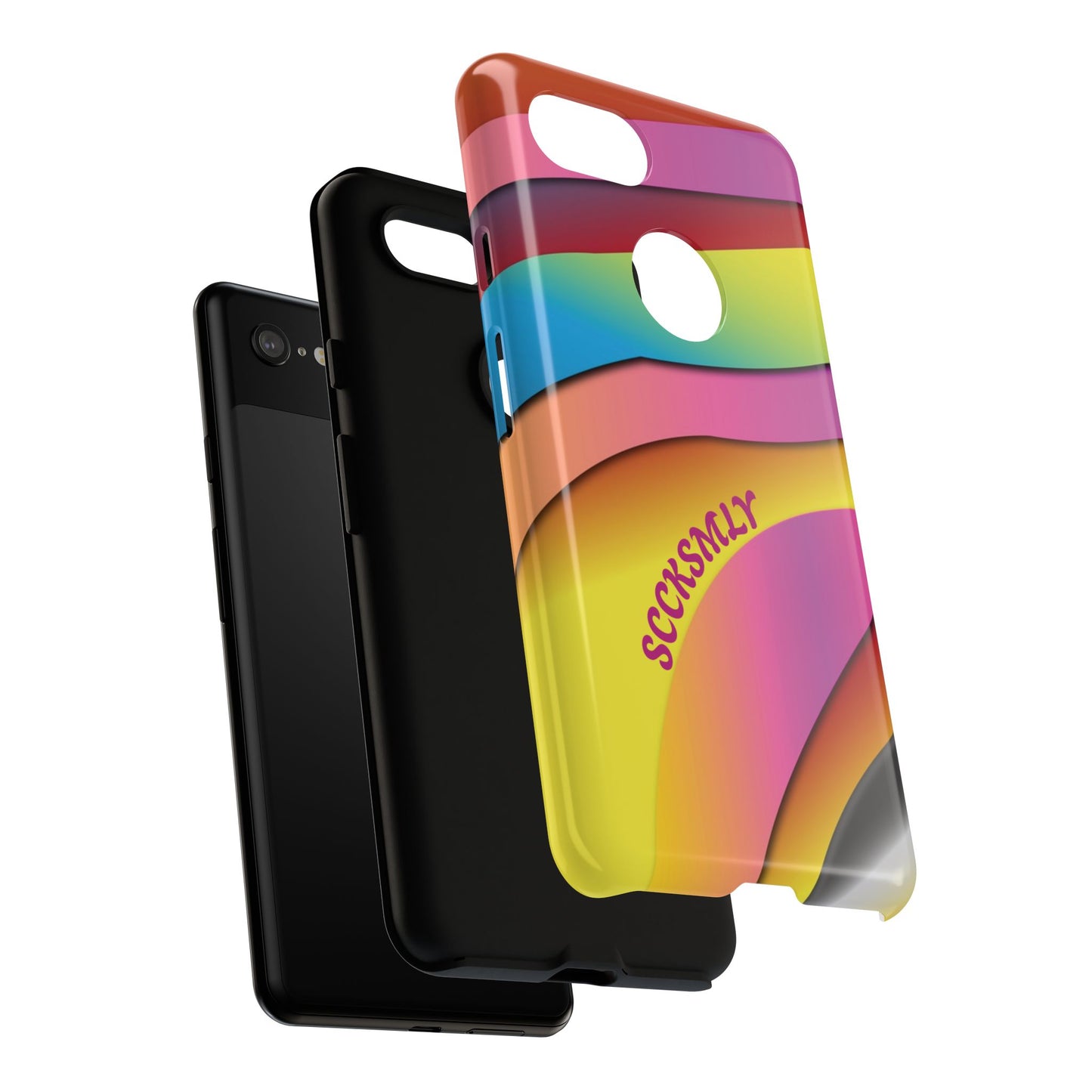 Modern Retro Rainbow Phone Case for Google Pixel