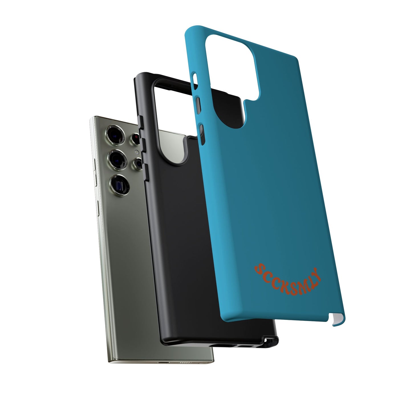 SOLID Blue Spook Tough Case for Samsung