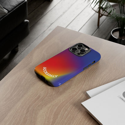Liquid Dusk Tough Phone Case for Apple