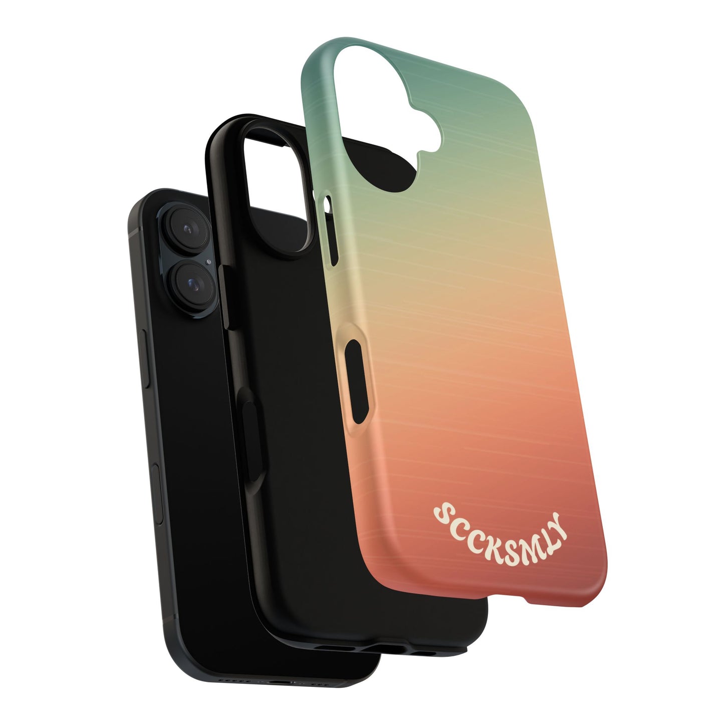 Warm Ombré Tough Phone Case for Apple
