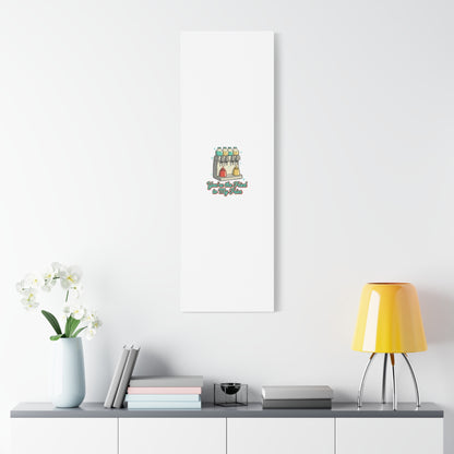 You’re the Fried to My Fries Canvas | Retro Diner Matchbook, Pantry Label Art
