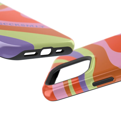 Curvy Swirl Phone Case for Apple