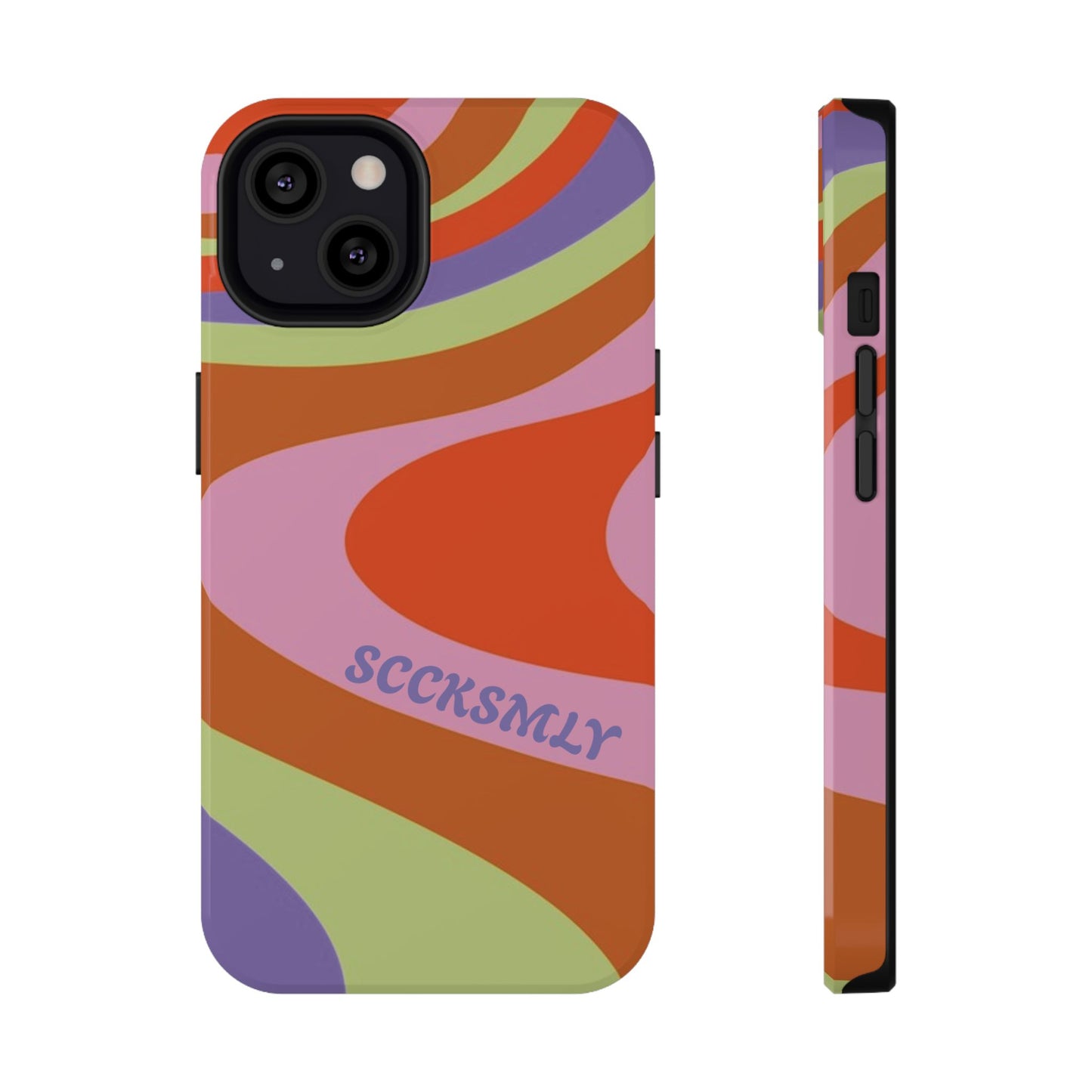 Curvy Swirl Phone Case for Apple