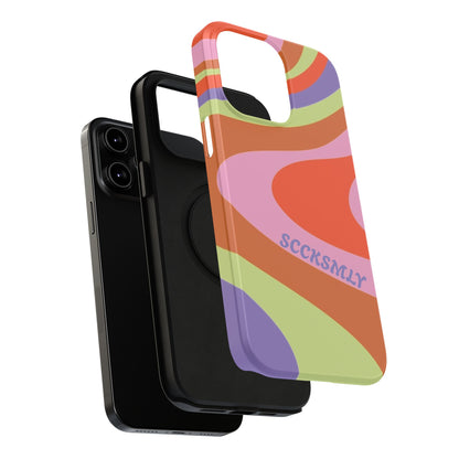 Curvy Swirl Phone Case for Apple