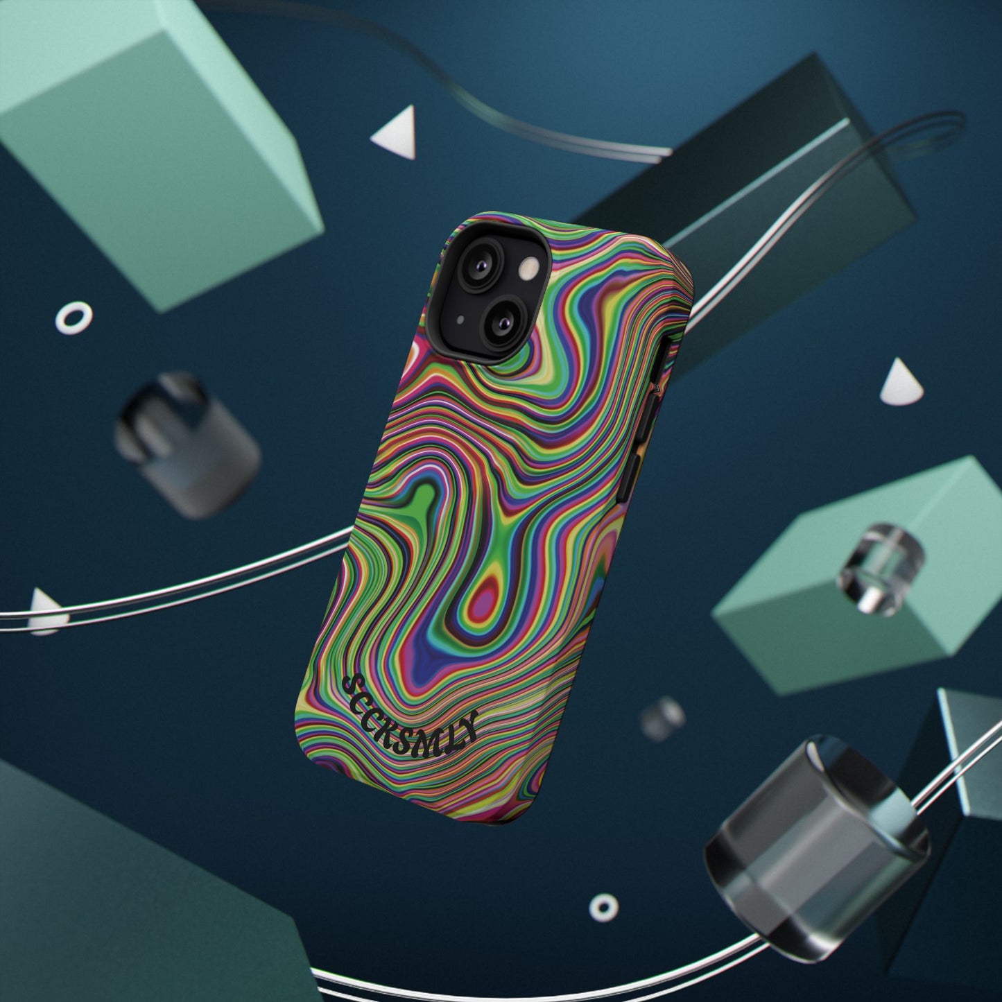Acid Swirl Phone Case for Apple