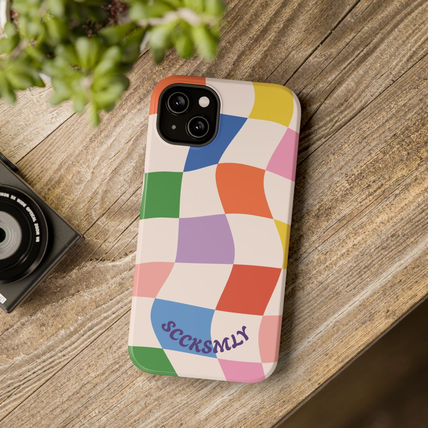 Checker Flicker Phone Case Apple