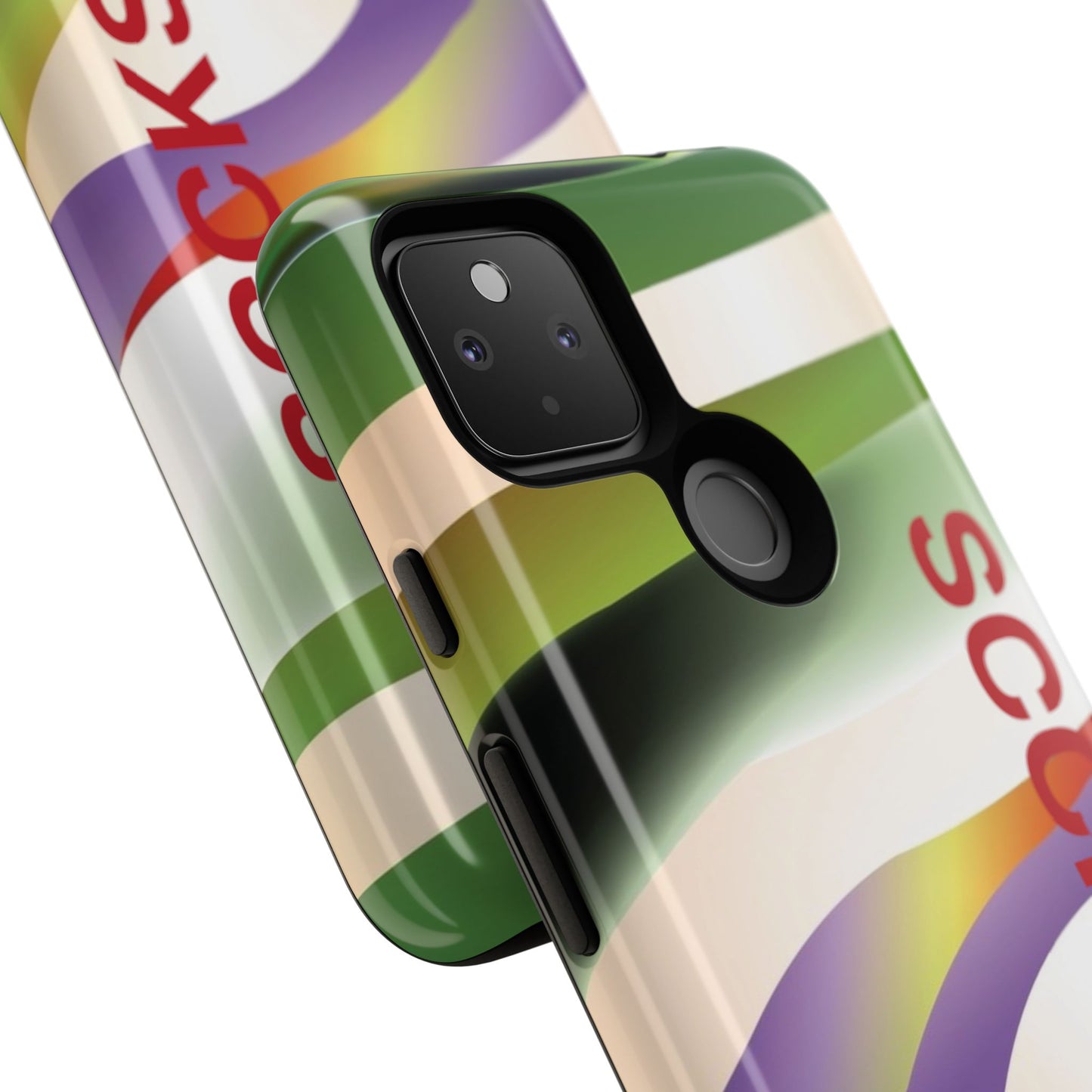 Green Waves Phone Case for Google Pixel