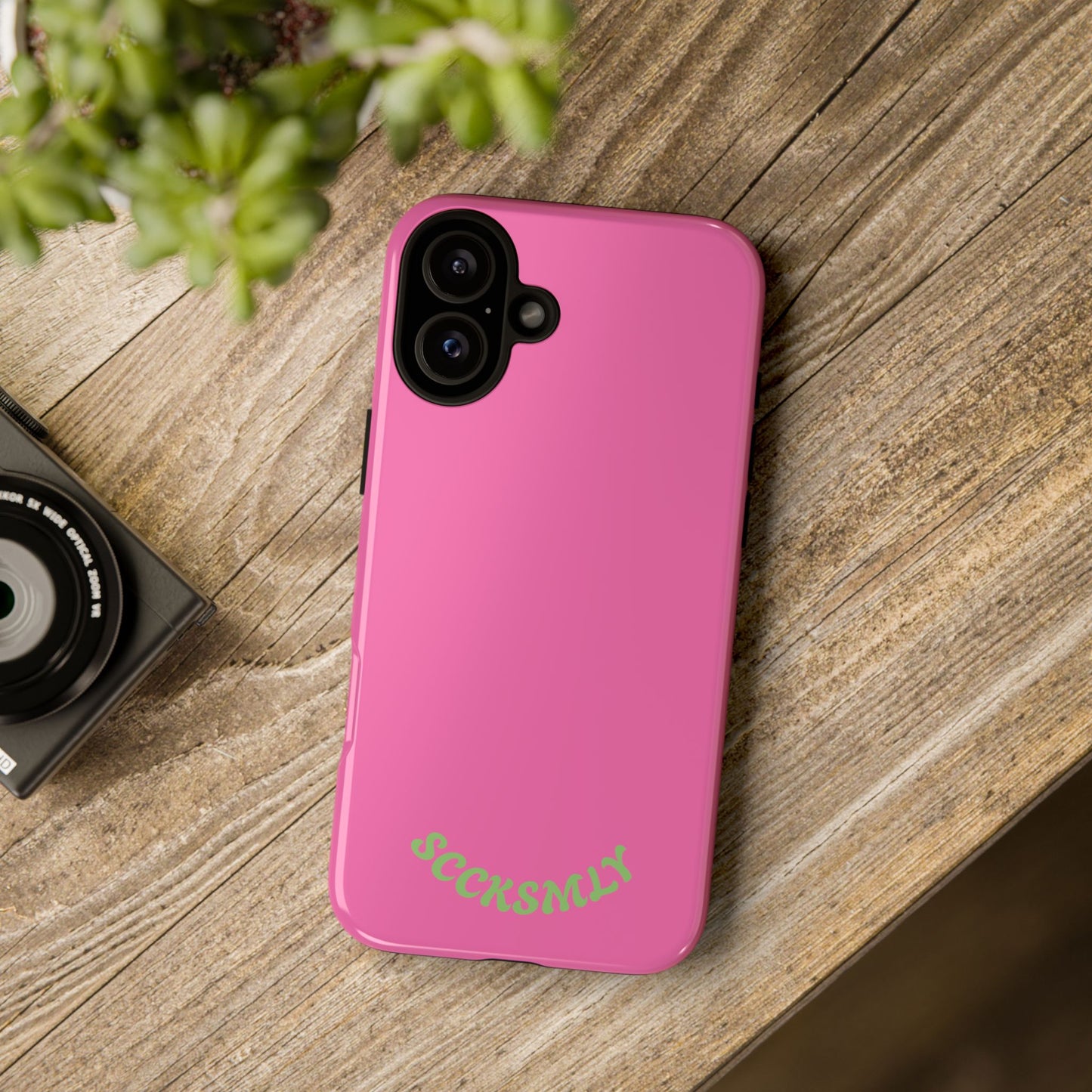 SOLID Sweet Static Pink Tough Case for Apple