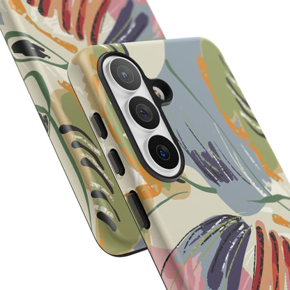Botanical Strokes Palette Tough Phone Case for Samsung
