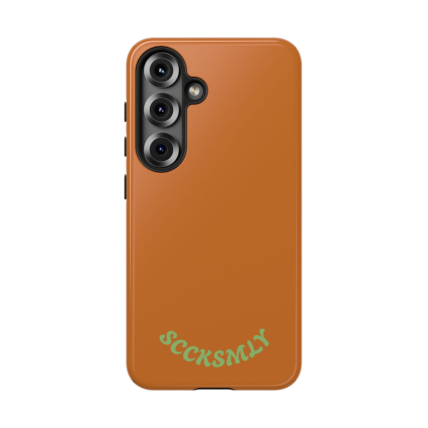 SOLID Terracotta Coal Tough Case for Samsung