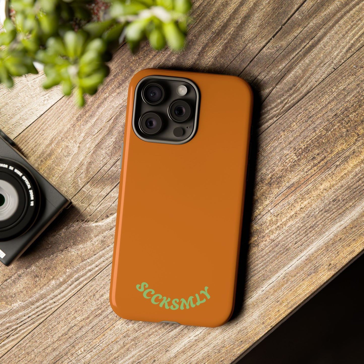 SOLID Terracotta Caoal Tough Case for Apple
