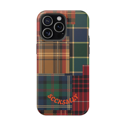 Heritage Hues Patchwork Tough Phone Case for Apple