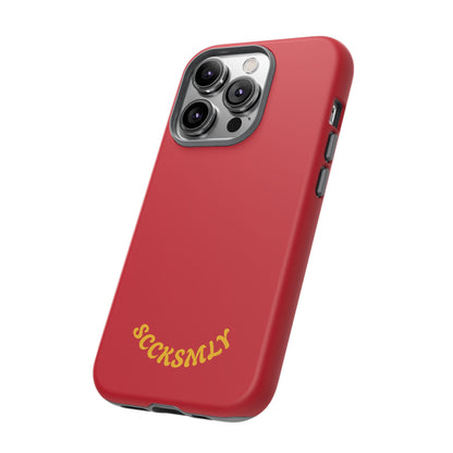 SOLID Calm Cherry Tough Case for Apple