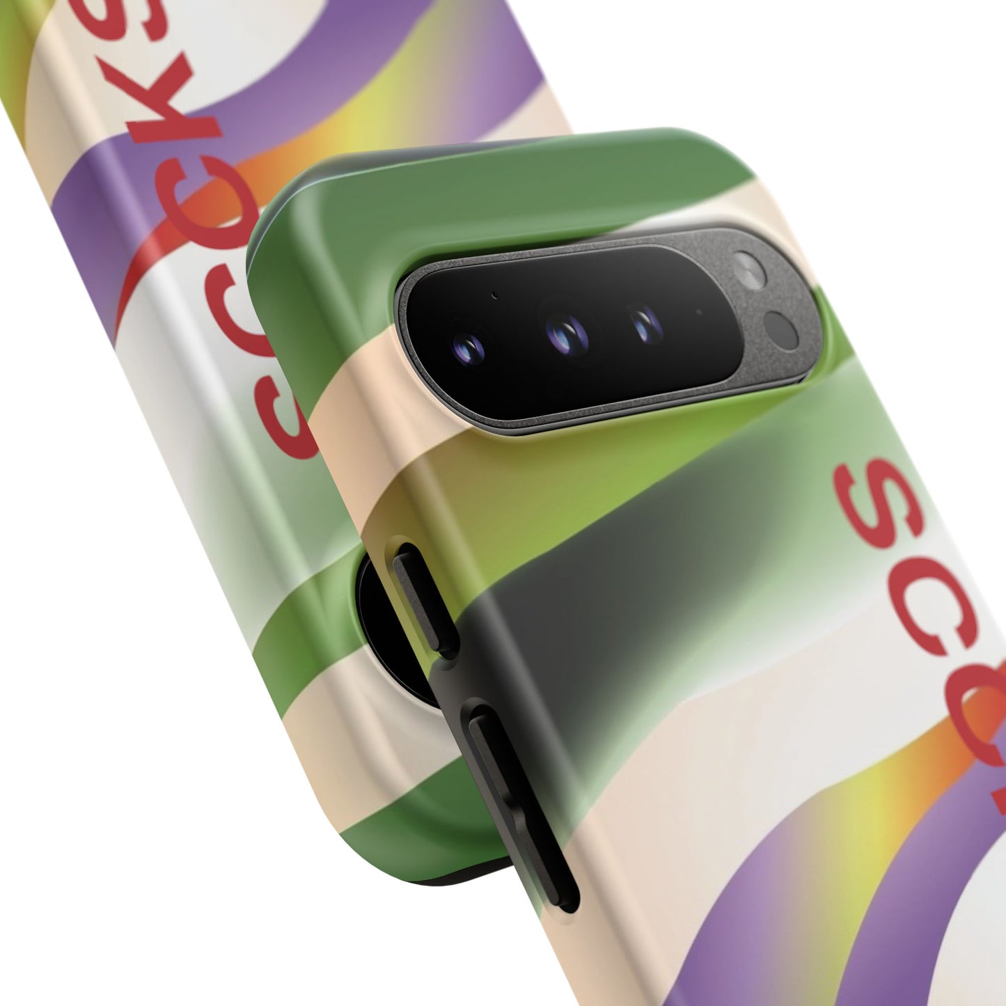 Green Waves Phone Case for Google Pixel