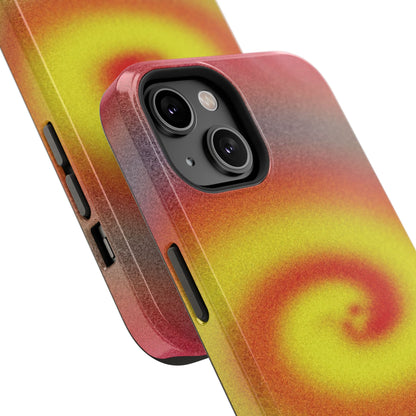 Toxic Spiral Tough Phone Case for Apple