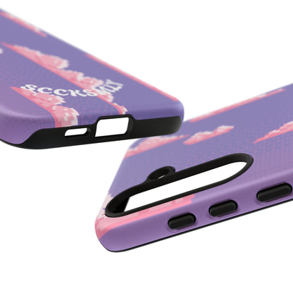 Purple Cotton Candy Sky Tough Phone Case for Samsung