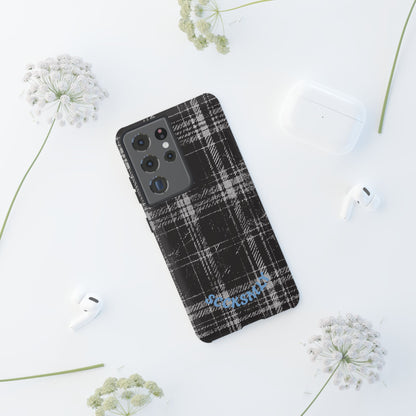 Smoky Grungy Plaid Phone Case for Samsung