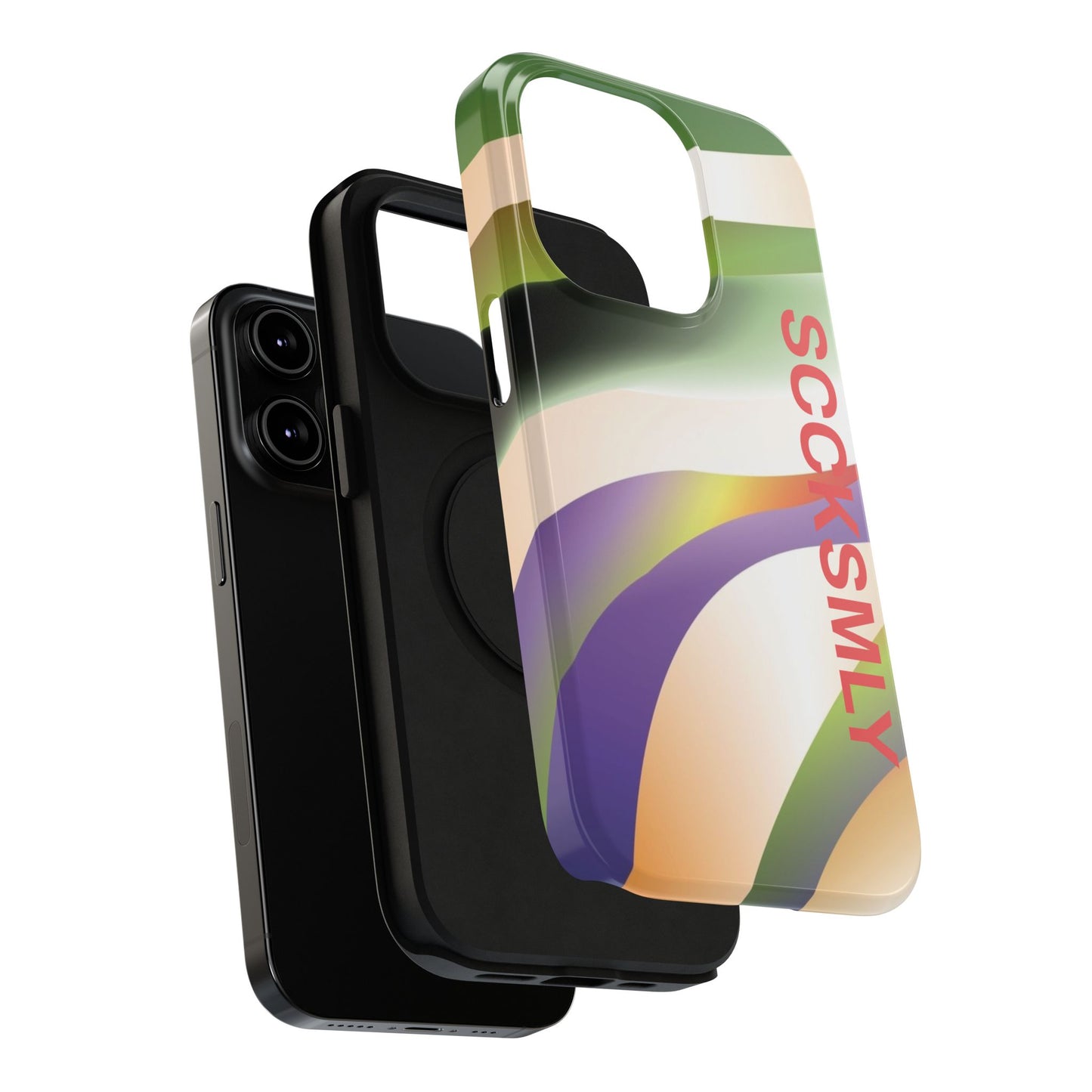 Green Waves Phone Case for "IOS or Apple"