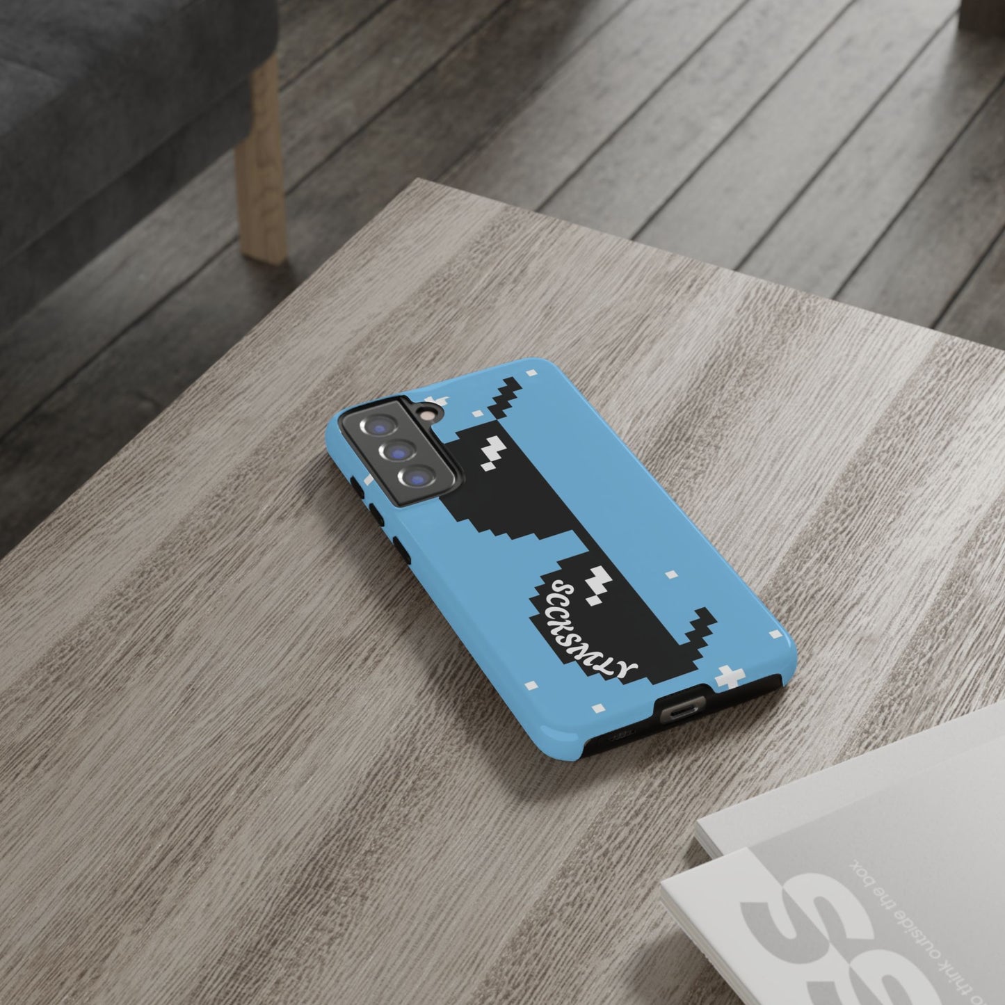 Pixel Glass Tough Phone Case for Samsung