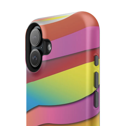 Modern Retro Rainbow Phone Case for Apple