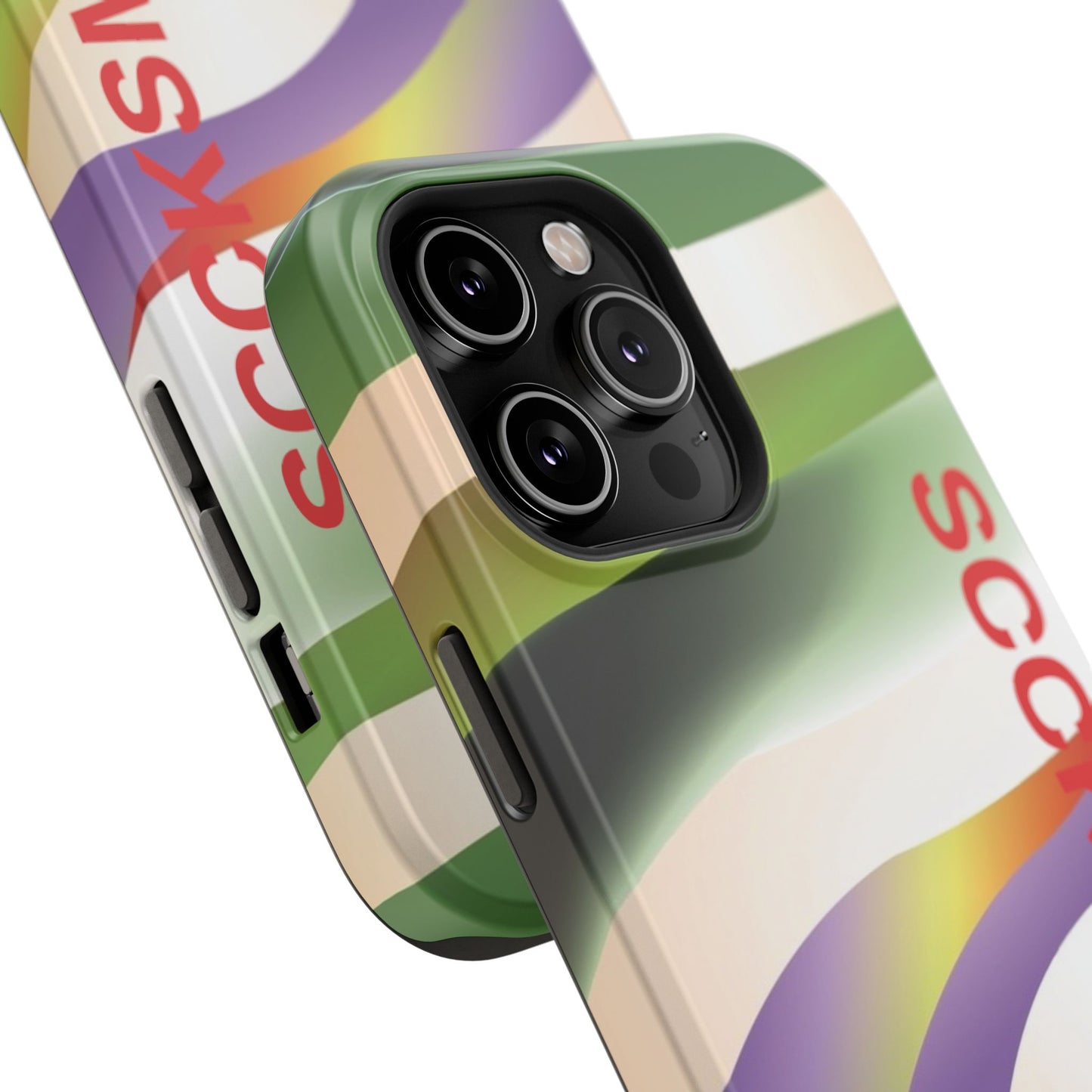 Green Waves Phone Case for "IOS or Apple"