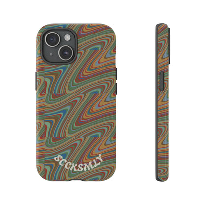 Earthly Waves Tough Phone Case for Apple