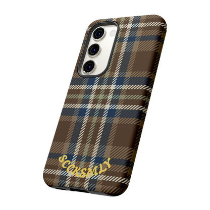 Earth and Sky Plaid Phone Case for Samsung
