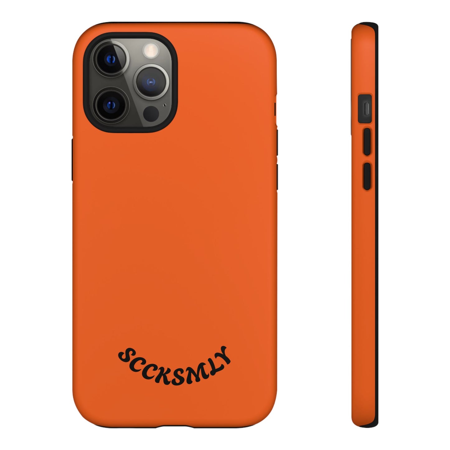 SOLID Tangerine Tough Case for Apple