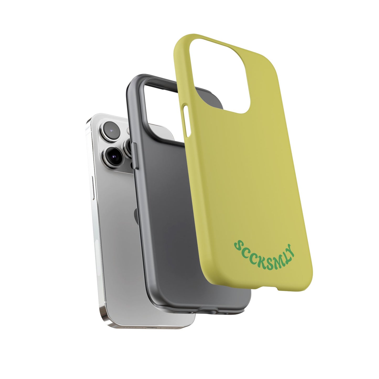 SOLID Lemon Pop Tough Case for Apple