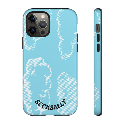 Comic Dot Sky Tough Phone Case for Apple