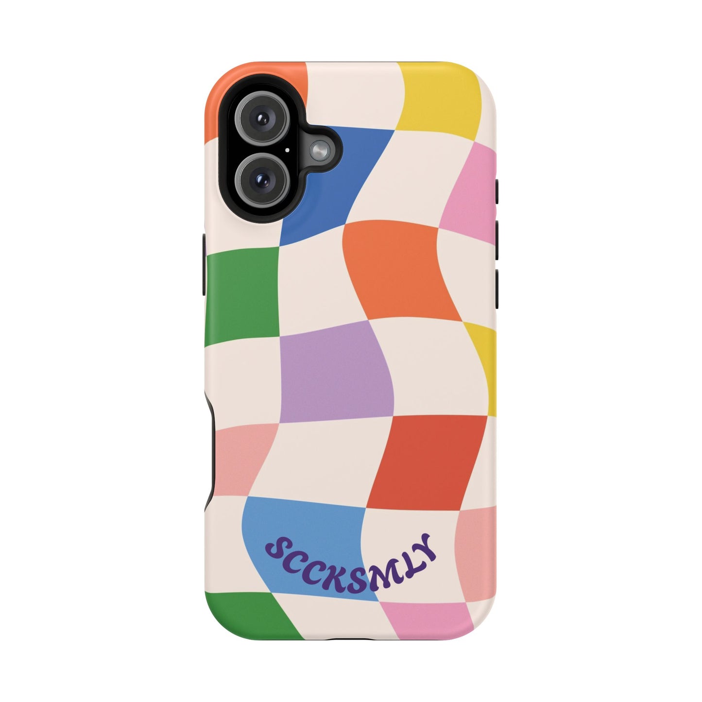 Checker Flicker Phone Case "IOS or Apple"