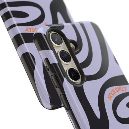 Purple Swirl Phone Case for Samsung