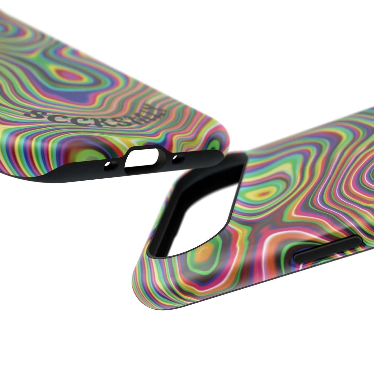 Acid Swirl Phone Case for Apple