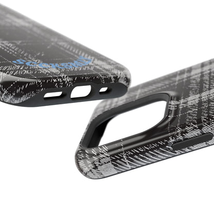 Smoky Grungy Plaid Phone Case for Apple