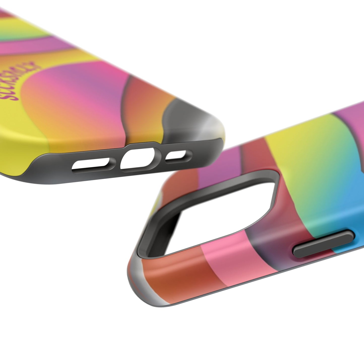 Modern Retro Rainbow Phone Case for "IOS or Apple"