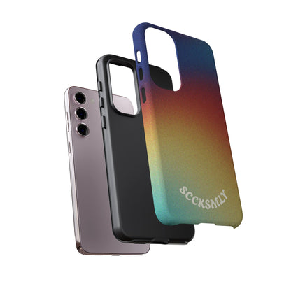 Faded Sunset Aura Tough Phone Case for Samsung
