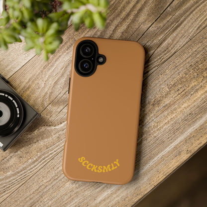 SOLID Spiced Caramel Tough Case for Apple