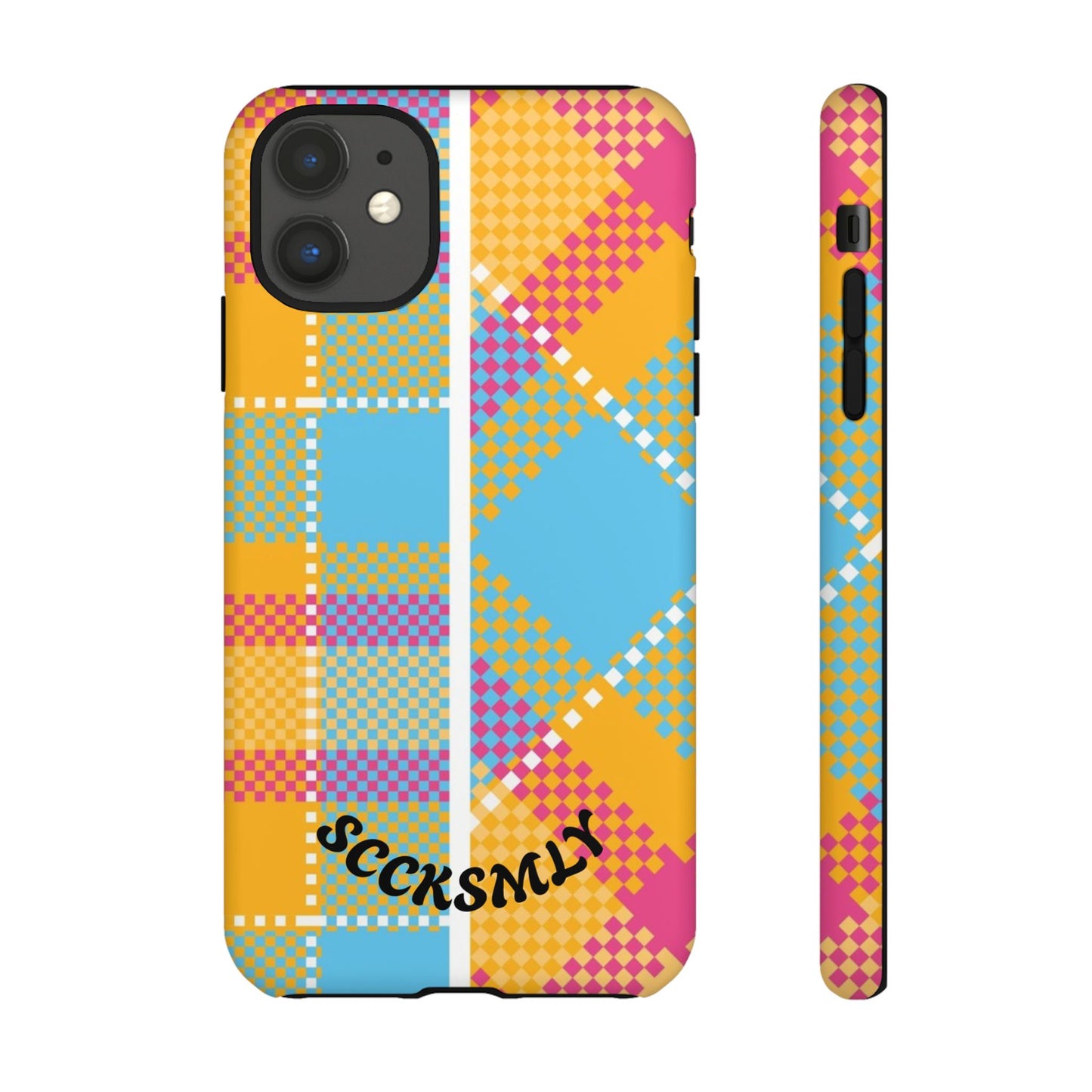 Pattern Punch Phone Case for Apple