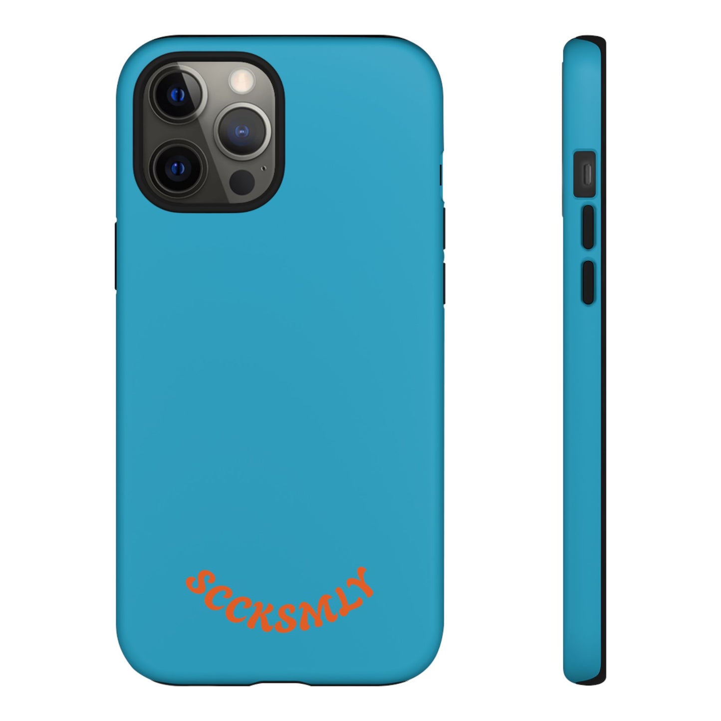 SOLID Blue Spook Tough Case for Apple