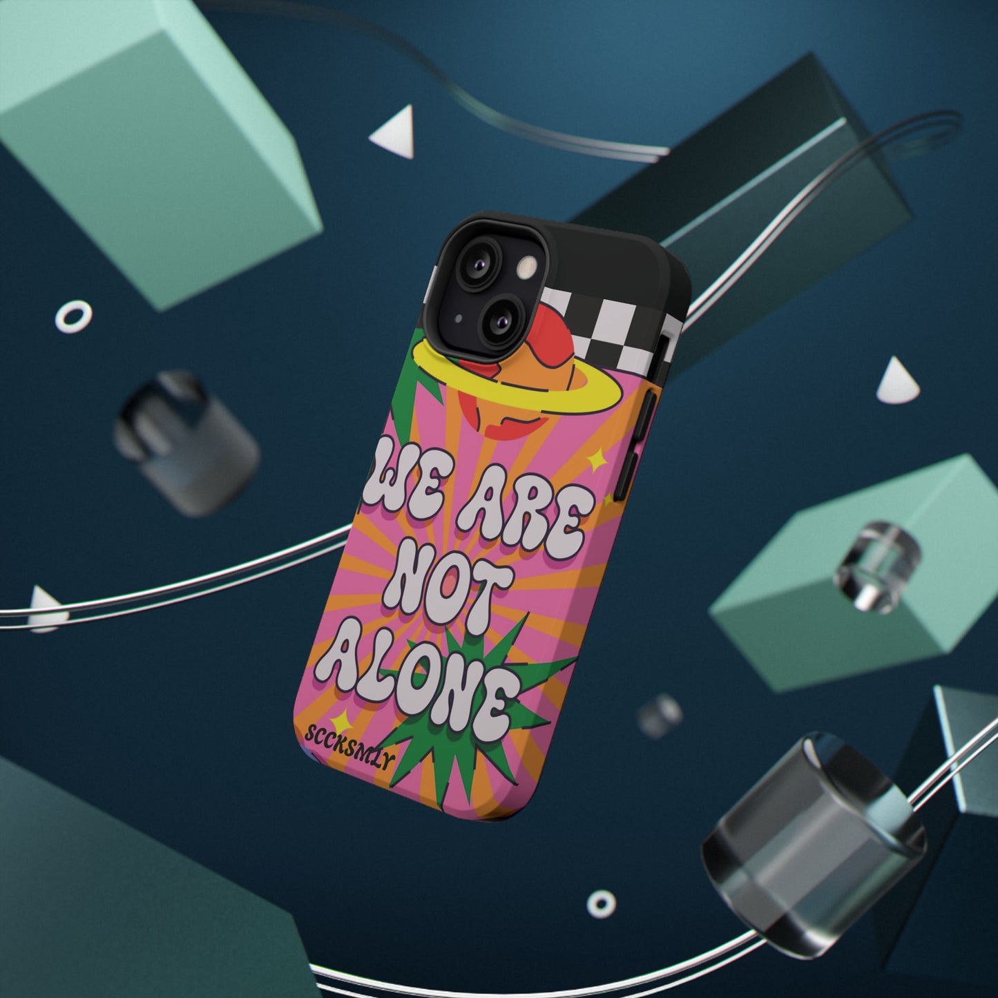WE ARE NOT ALONE Tough Phone Case for Apple