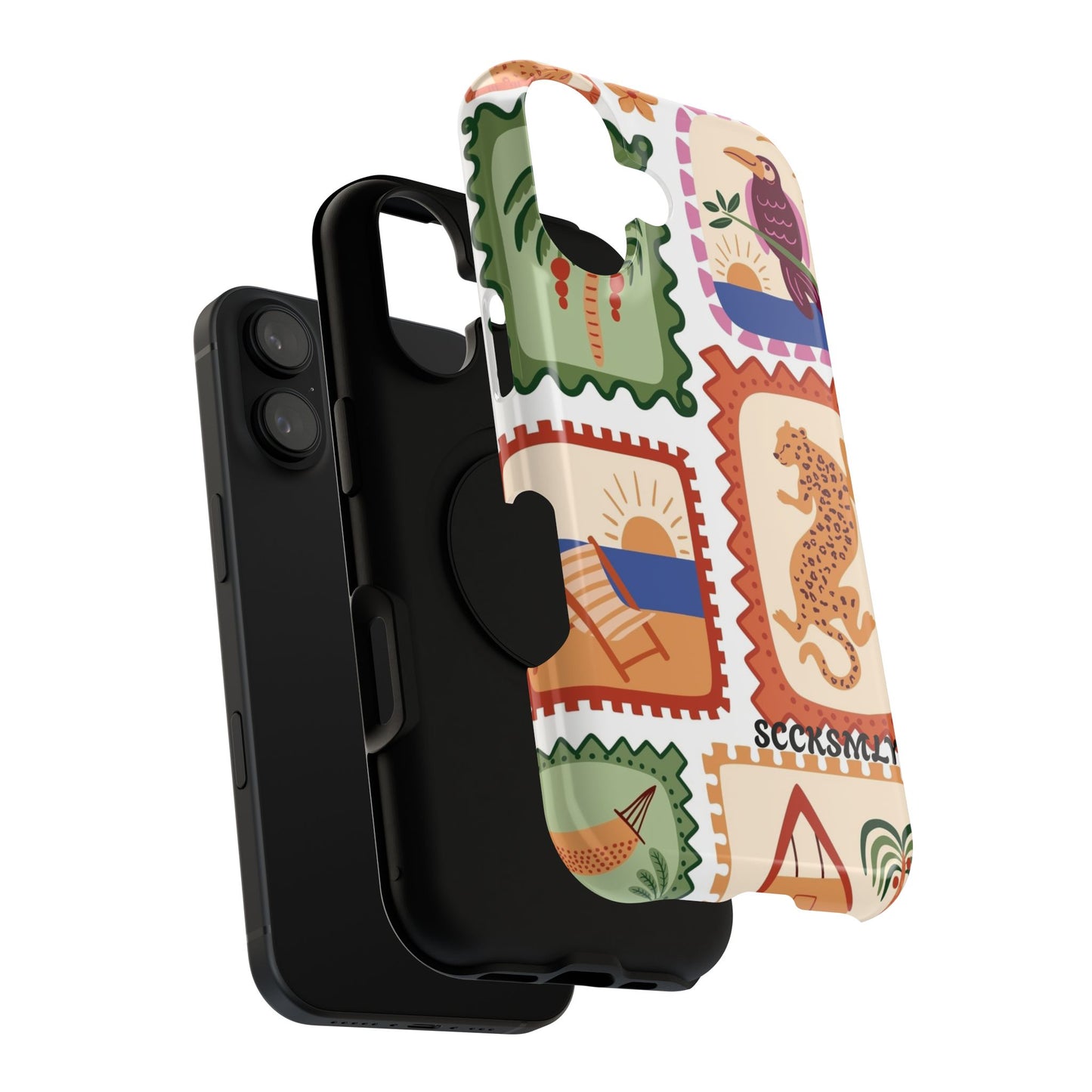 Tropical Print Phone Case for Apple