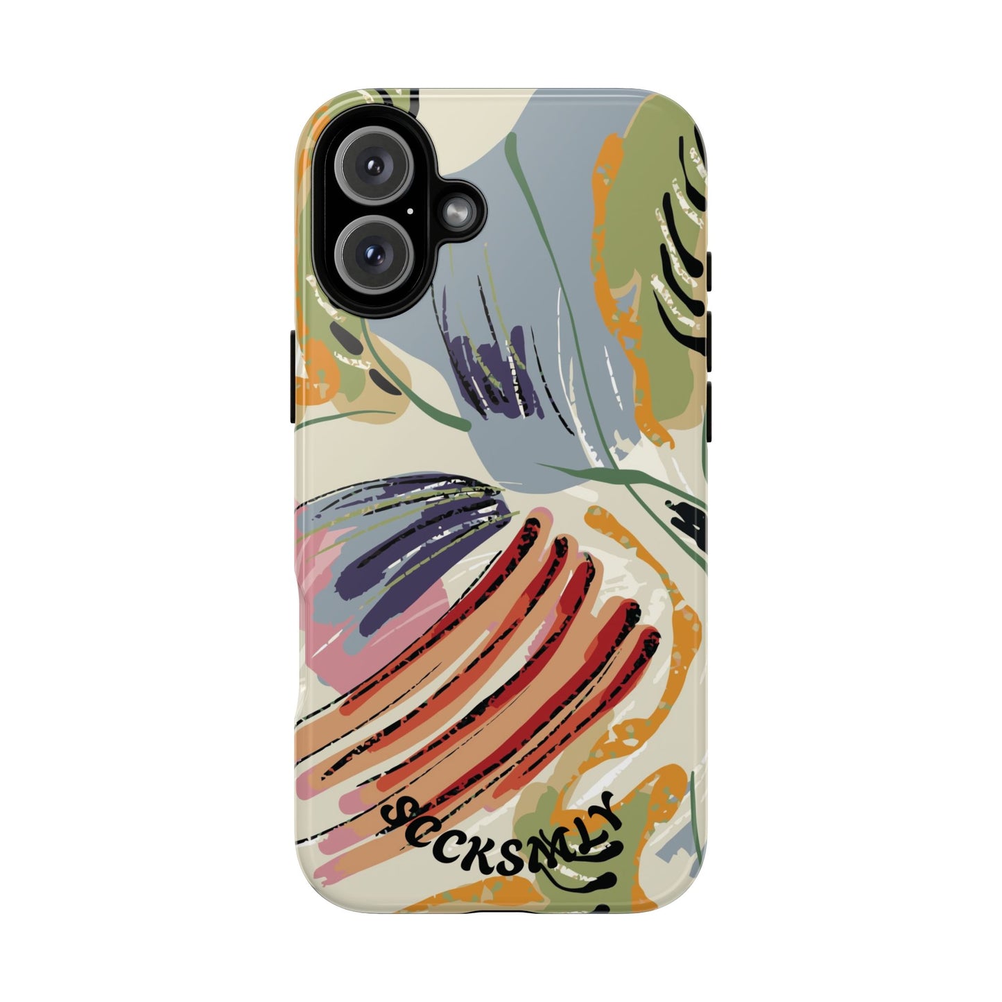 Botanical Strokes Palette Tough Phone Case for Apple
