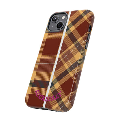 Autumn Plaid Phone Case for Apple