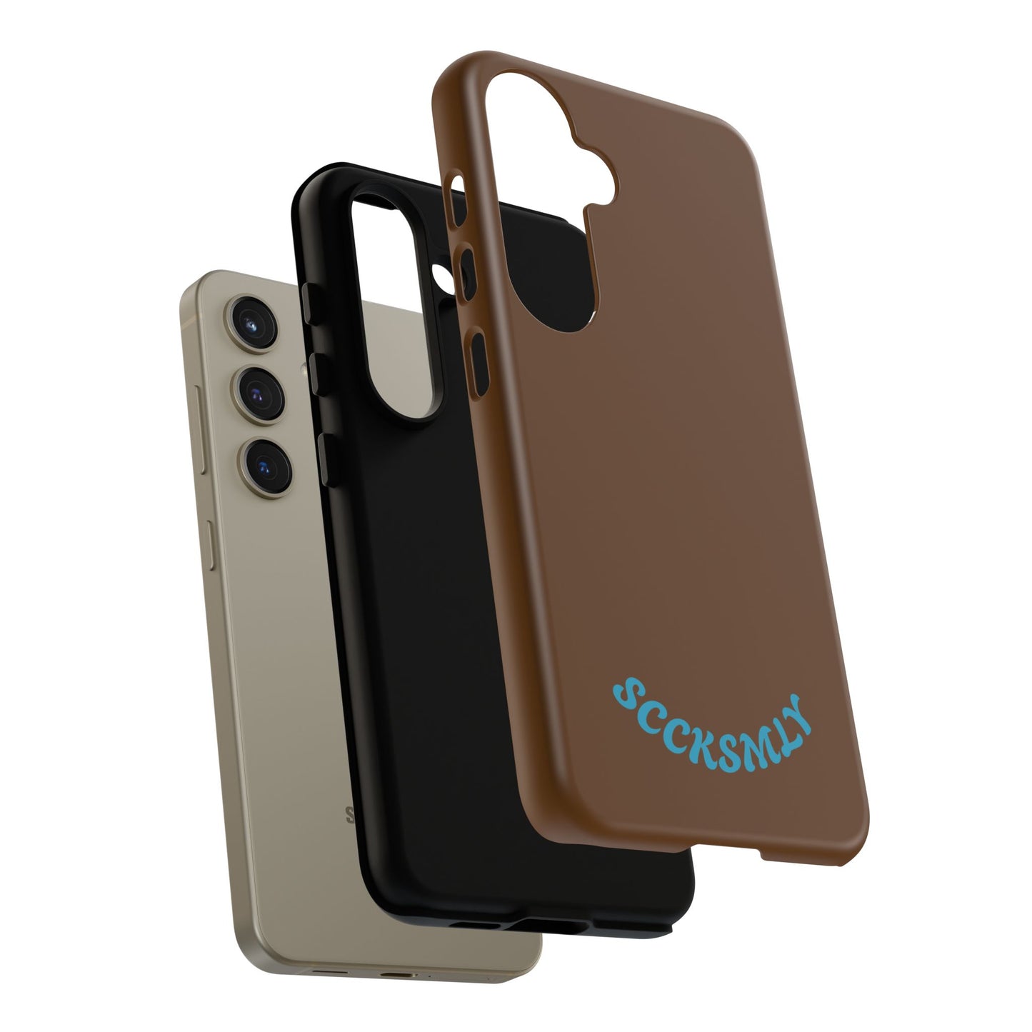 SOLID Chocolate Coco Tough Case for Samsung