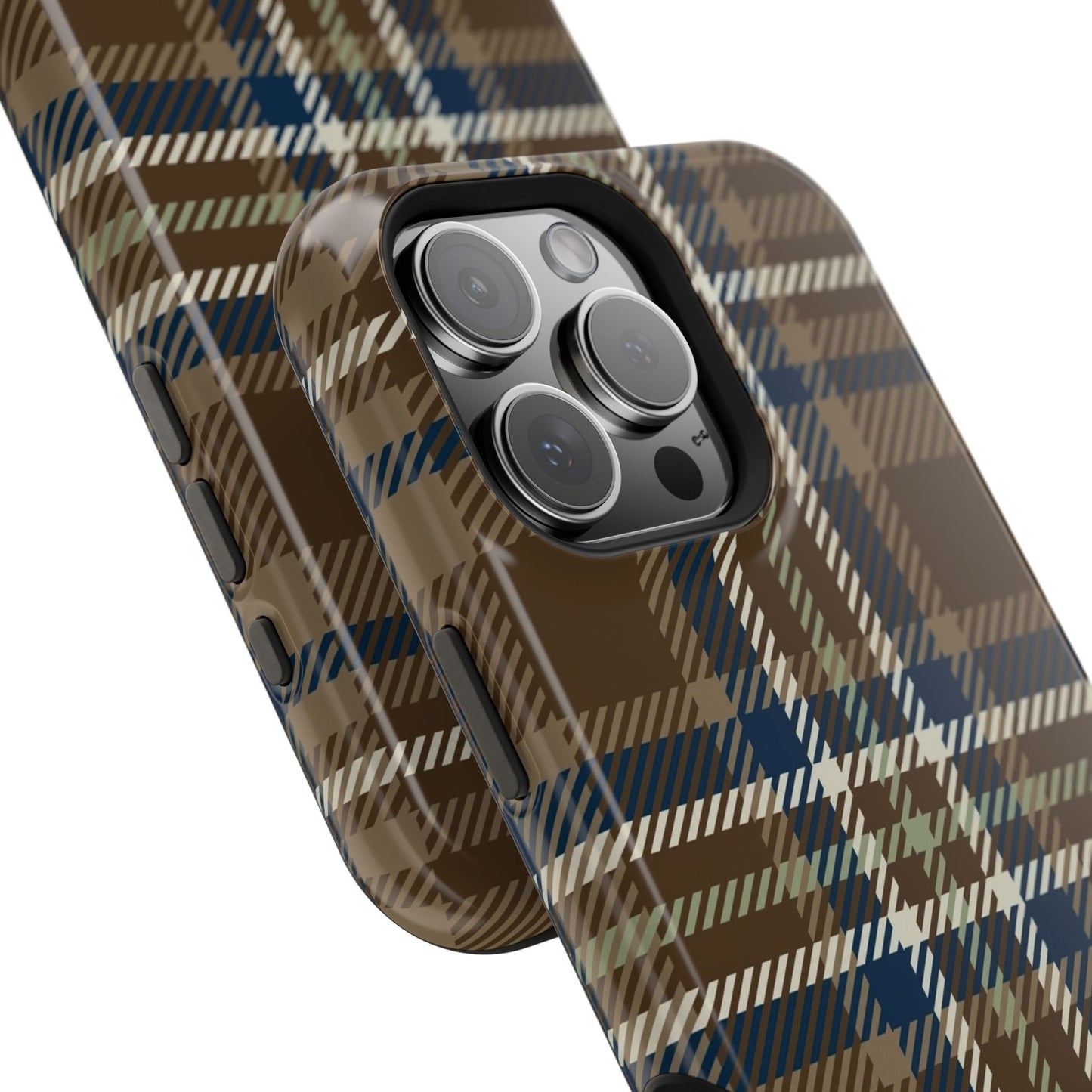 Earth and Sky Plaid Phone Case for Apple
